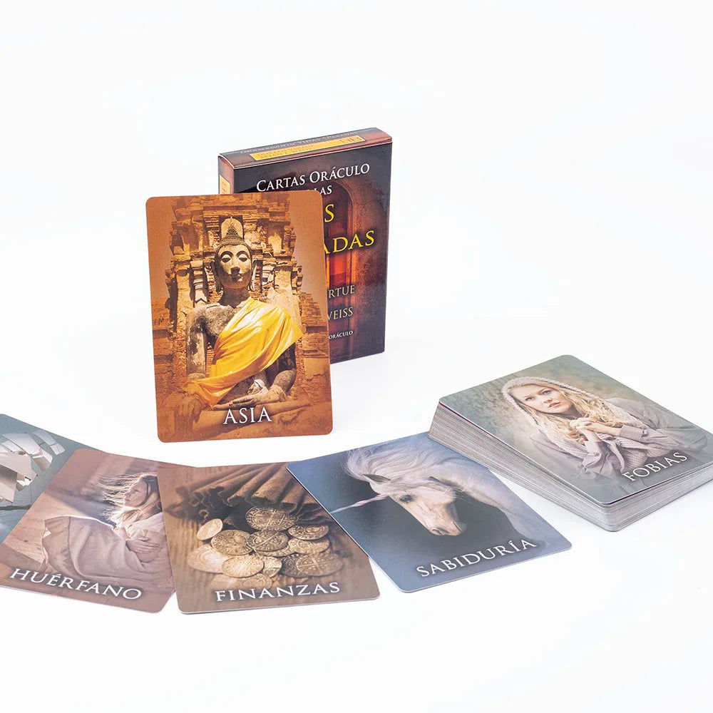 Oráculo de Vidas Pasadas – Doreen Virtue & Brian Weiss (44 Cartas en Español) + Mensaje Angelical Personalizado