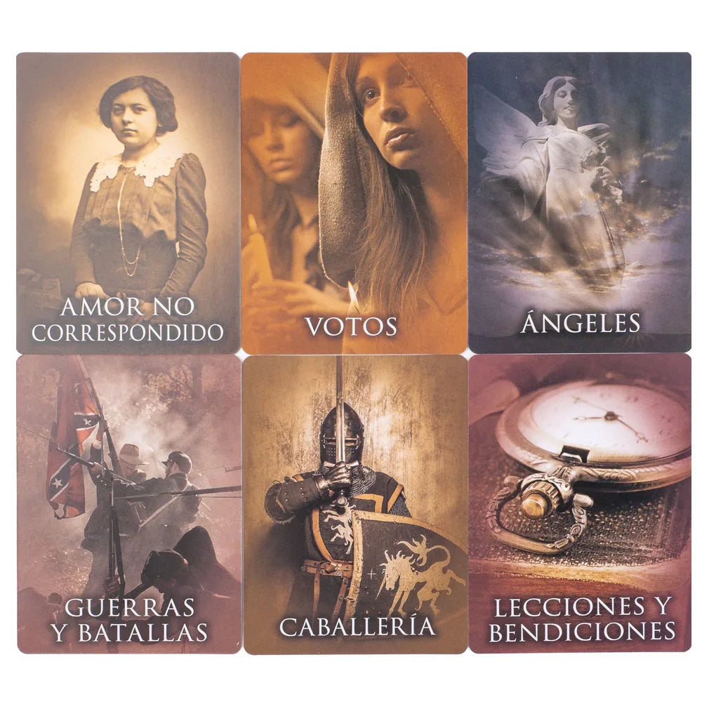 Oráculo de Vidas Pasadas – Doreen Virtue & Brian Weiss (44 Cartas en Español) + Mensaje Angelical Personalizado
