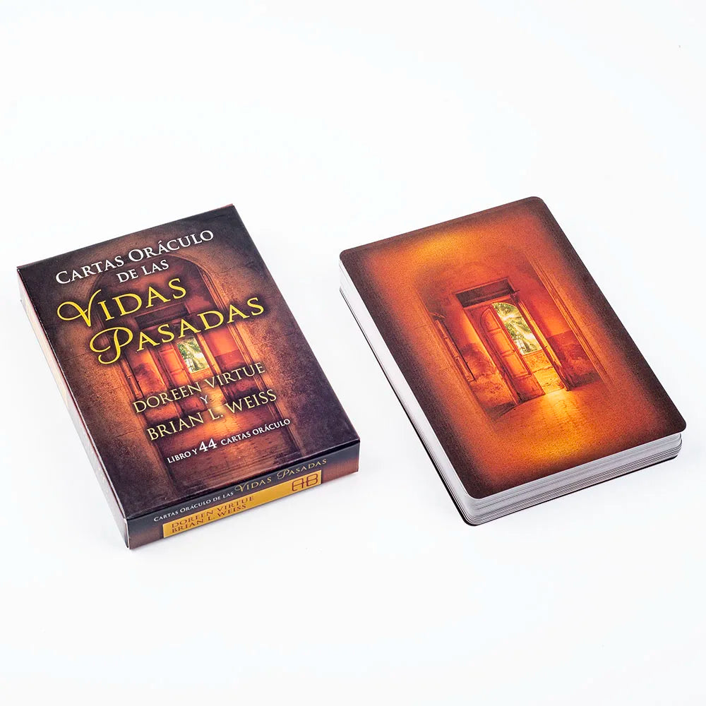Oráculo de Vidas Pasadas – Doreen Virtue & Brian Weiss (44 Cartas en Español) + Mensaje Angelical Personalizado