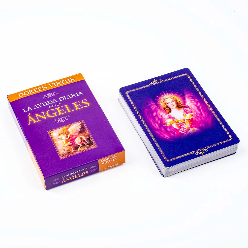 Oráculo Guía Diaria de Tus Ángeles (44 Cartas en Español) + Regalo Espiritual