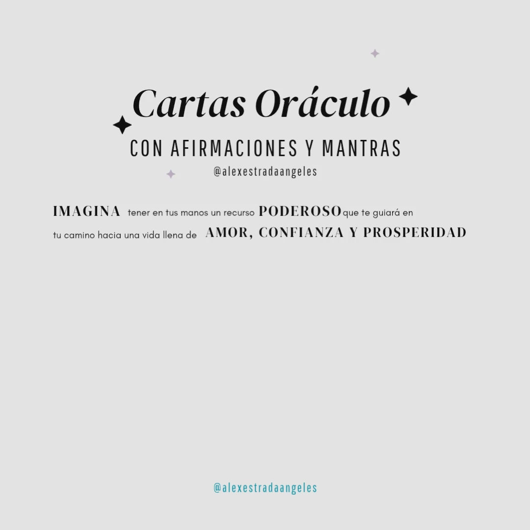 Oráculo Afirmaciones Poderosas